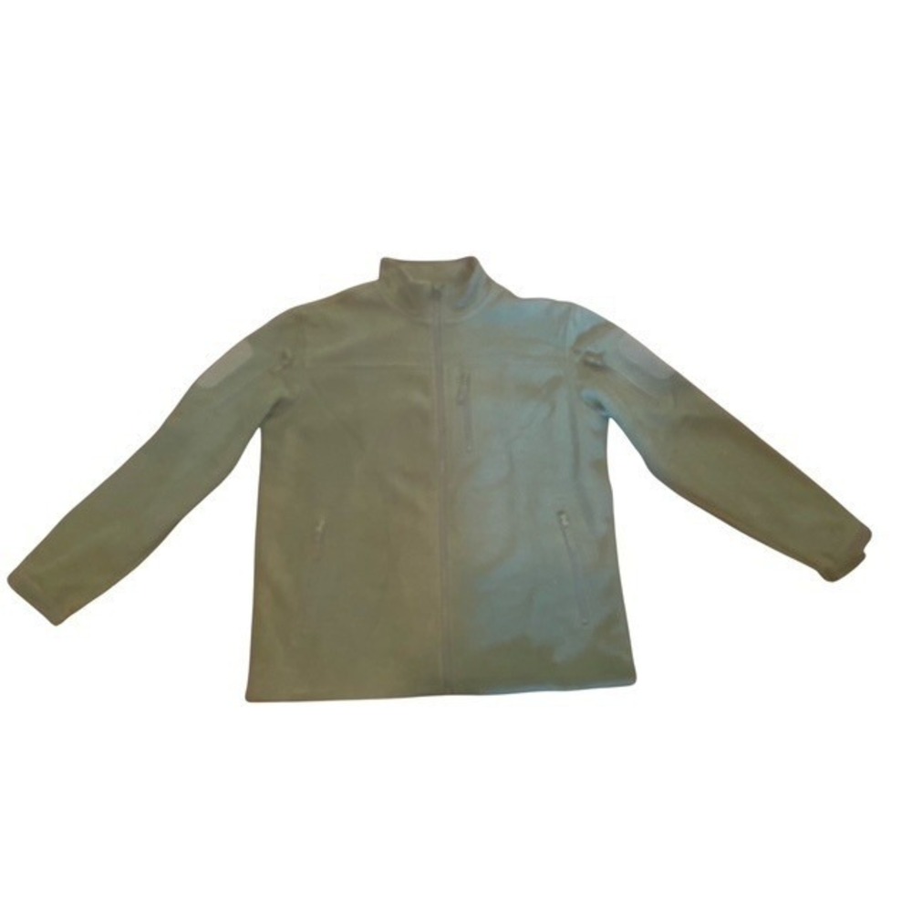 Biylaclesen Mens Outdoor Fleece Army Green Jacket Size‎ L-NWT